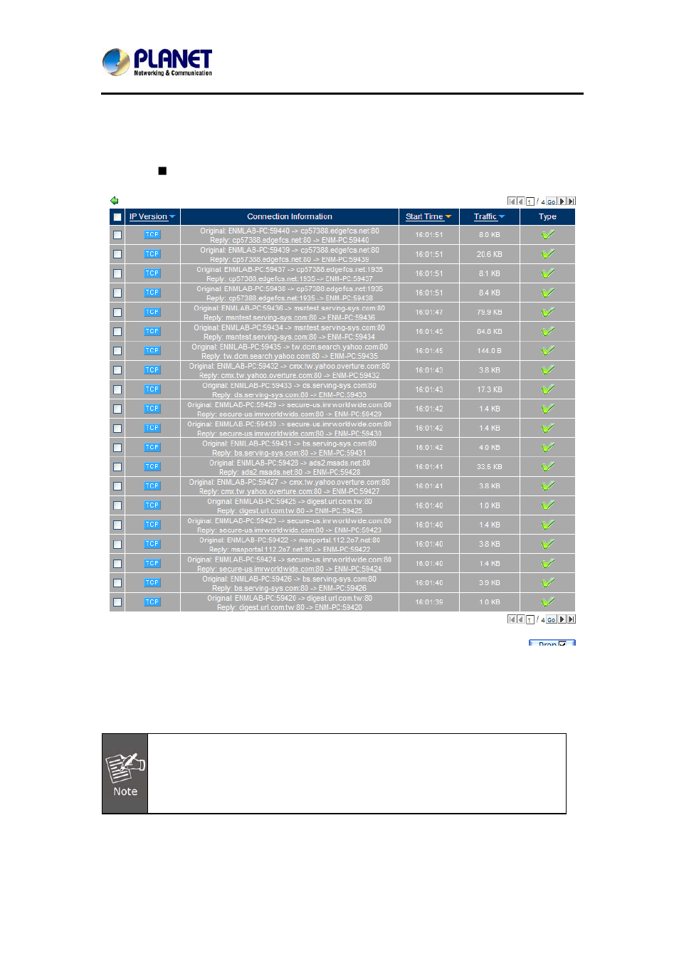 5 sessions info, 6 dhcp clients | PLANET MH-2300 User Manual | Page 383 / 383