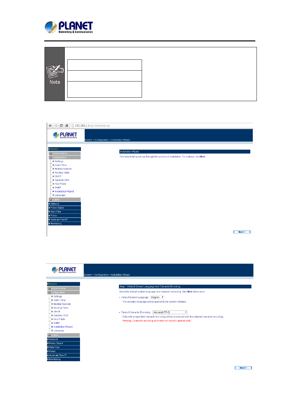 PLANET MH-2300 User Manual | Page 9 / 383