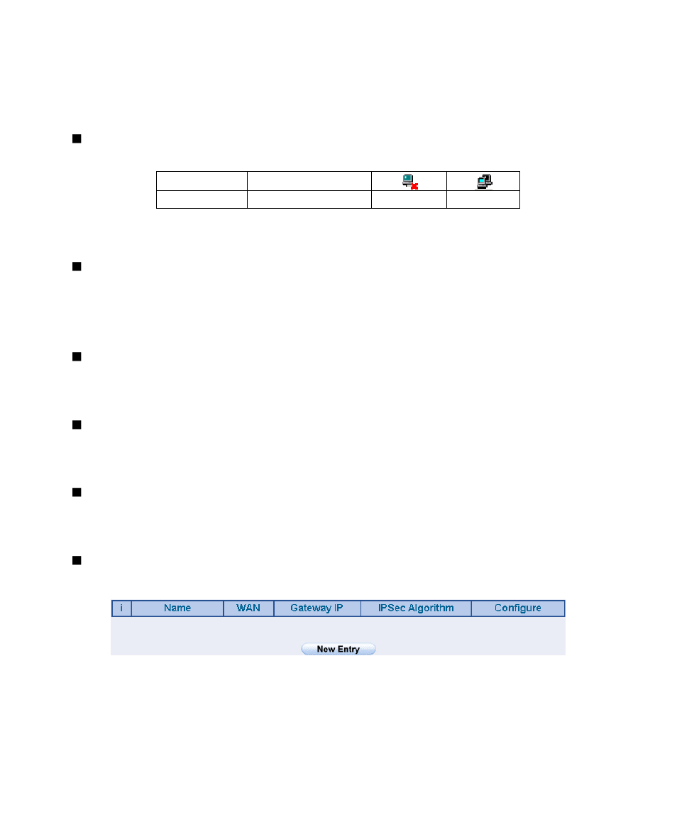 Define the required fields of ipsec function | PLANET SG-1000 User Manual | Page 159 / 262