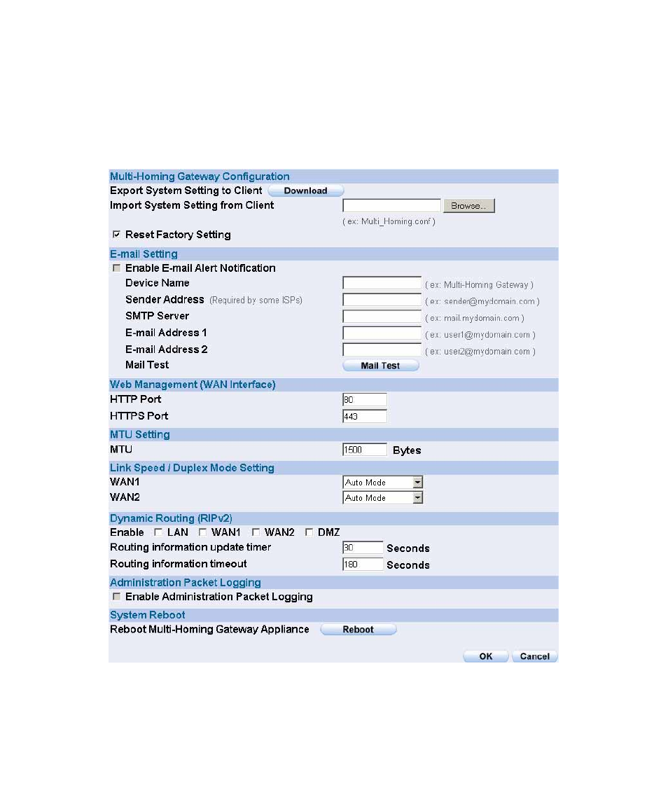 Restoring factory default settings | PLANET SG-1000 User Manual | Page 26 / 262