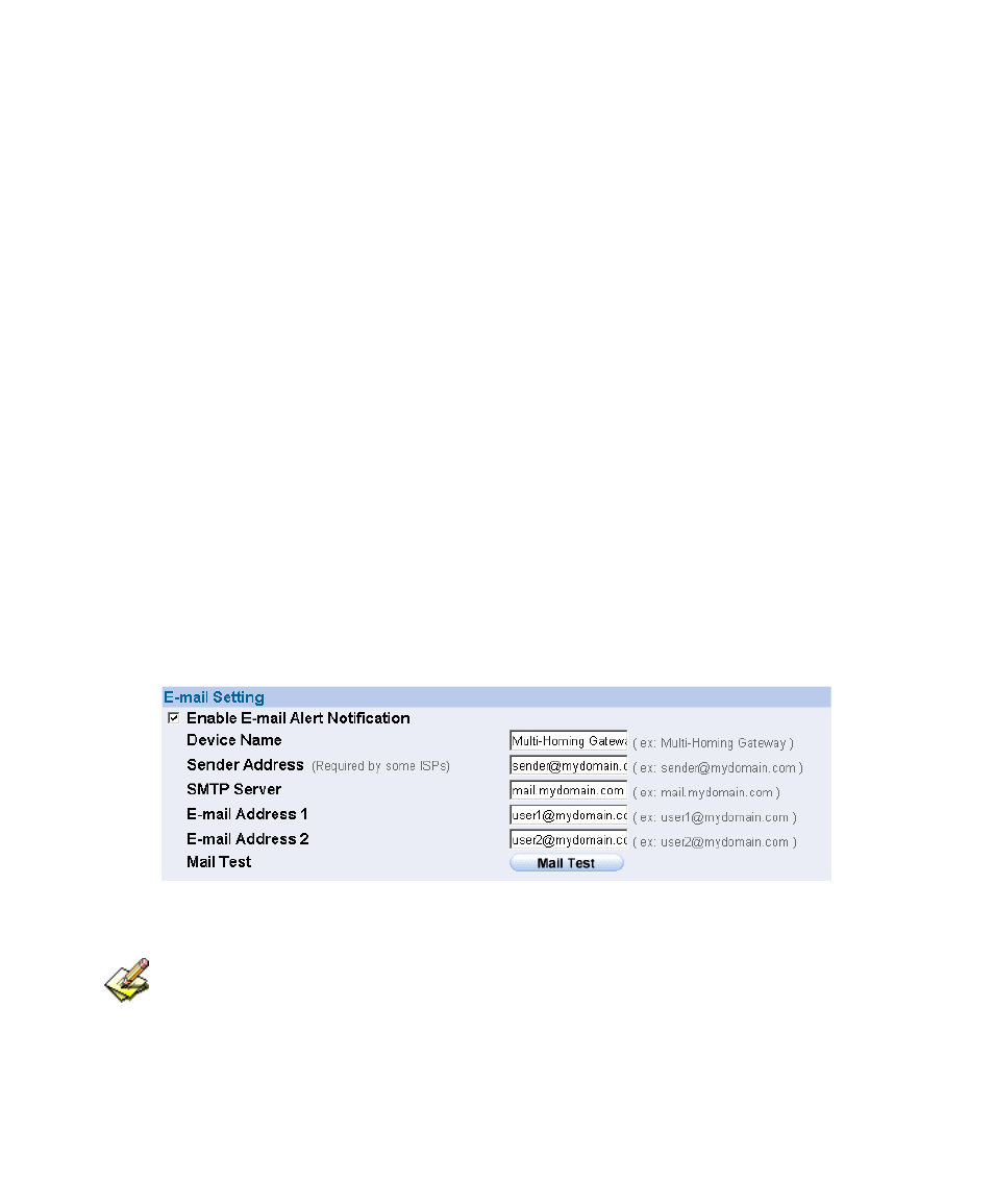 Enabling e-mail alert notification | PLANET SG-1000 User Manual | Page 27 / 262