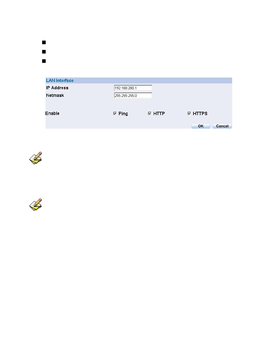 Modify lan interface settings | PLANET SG-1000 User Manual | Page 49 / 262