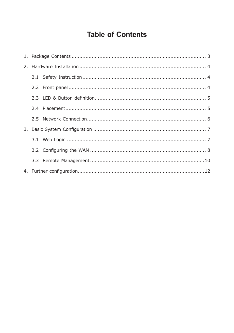 PLANET SG-4800 User Manual | Page 2 / 12