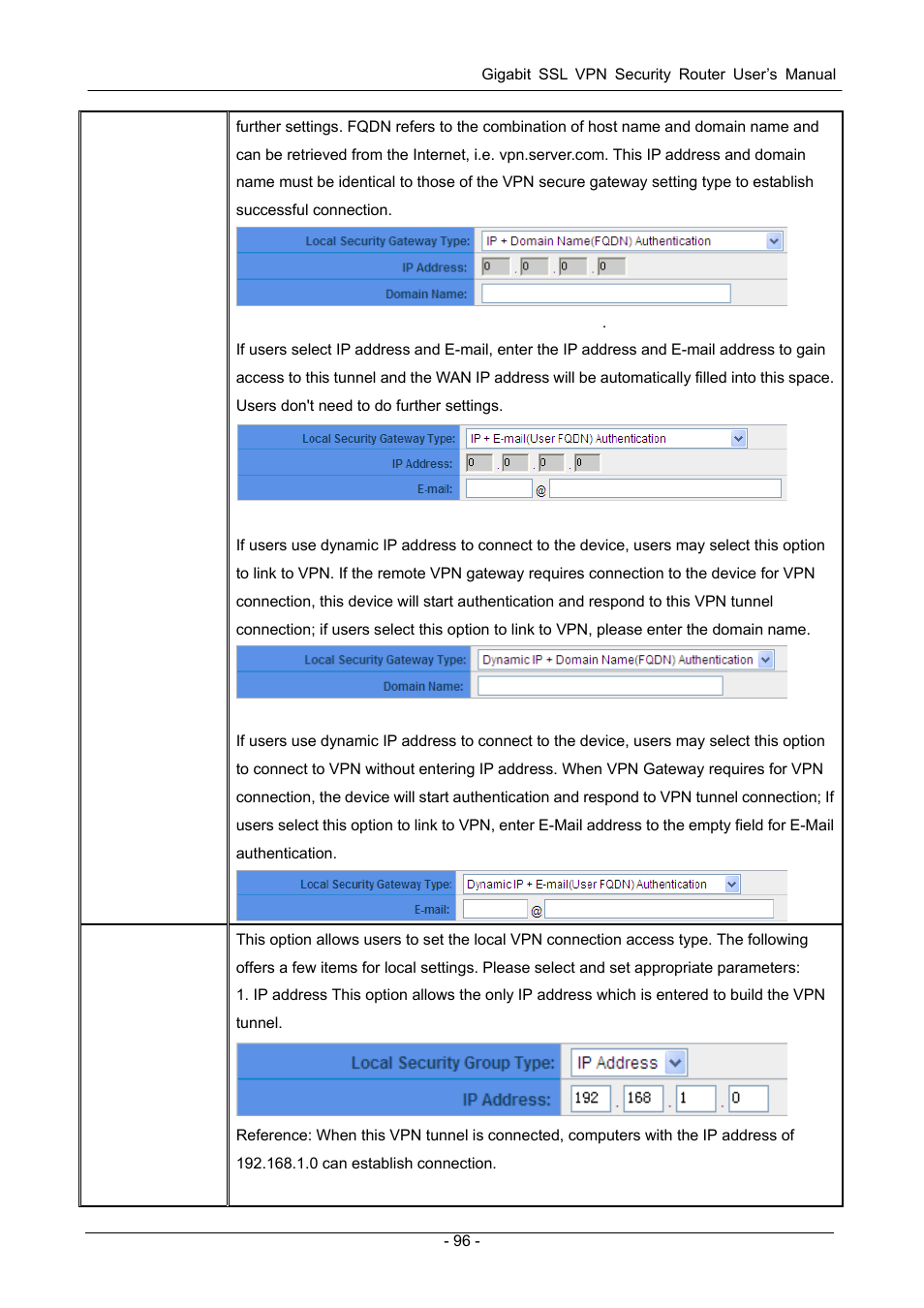 PLANET SG-4800 User Manual | Page 102 / 182