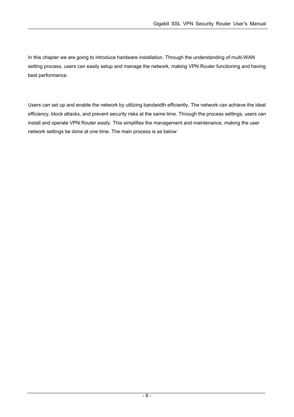 Chapter 2 installation procedure, 1 systematic setting process, Chapter 2: installation procedure | Ystematic, Etting, Rocess | PLANET SG-4800 User Manual | Page 12 / 182