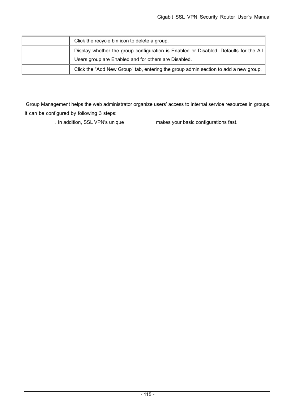 3 group management, Roup, Anagement | PLANET SG-4800 User Manual | Page 121 / 182