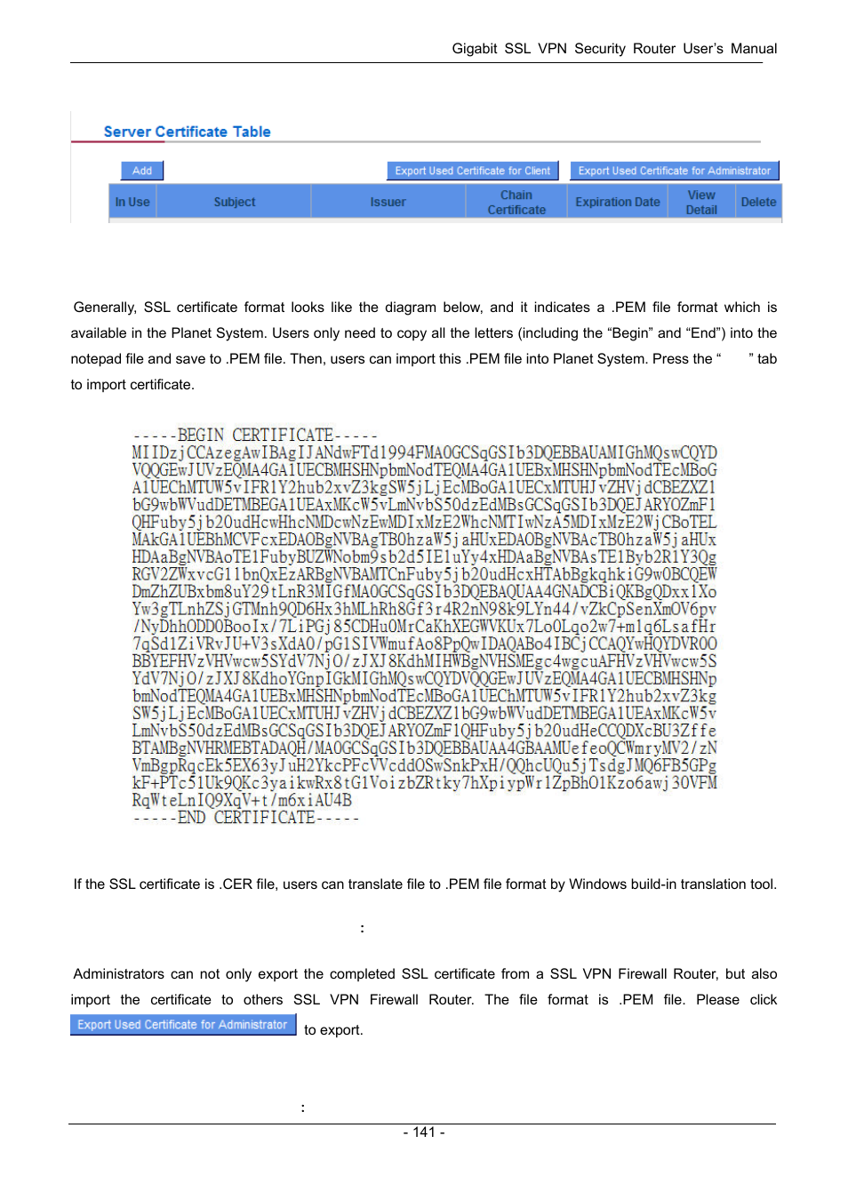 PLANET SG-4800 User Manual | Page 147 / 182