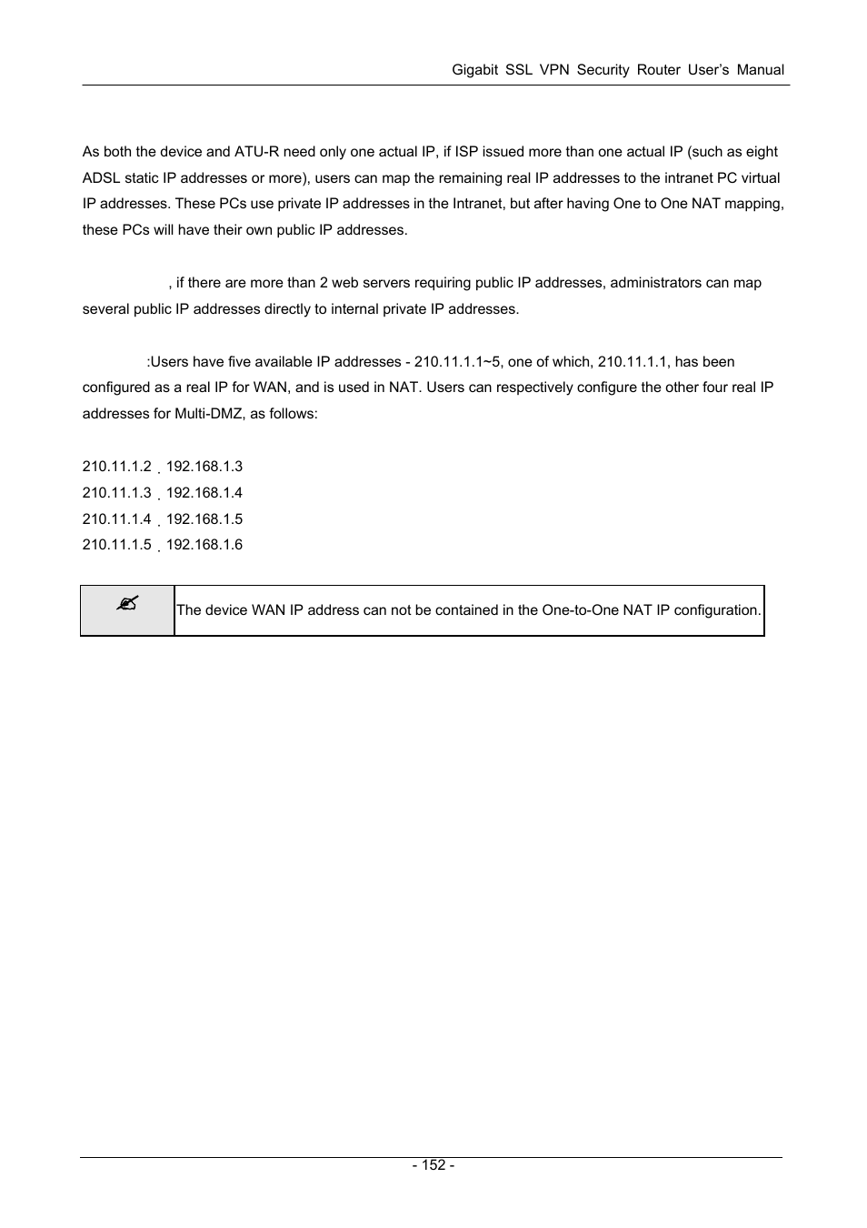 4 one to one nat, Ne to | PLANET SG-4800 User Manual | Page 158 / 182