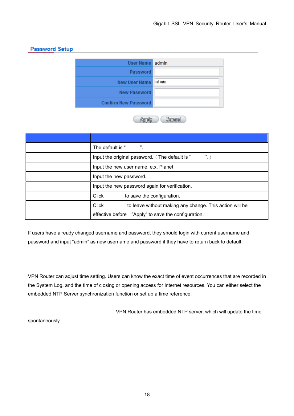 2 network time | PLANET SG-4800 User Manual | Page 24 / 182