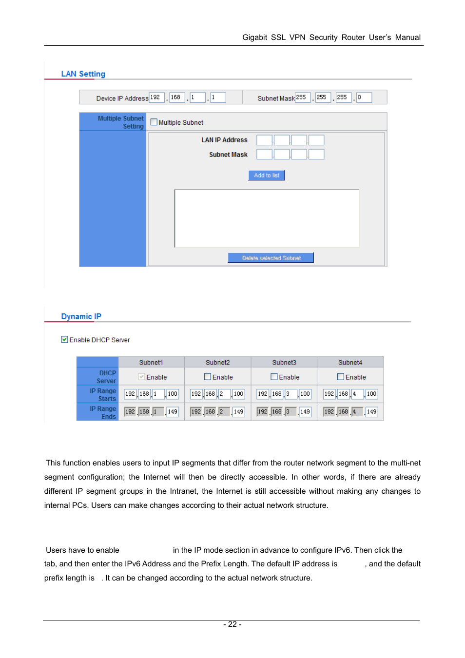 2 dual-stack ip (ipv4 and ipv6) | PLANET SG-4800 User Manual | Page 28 / 182