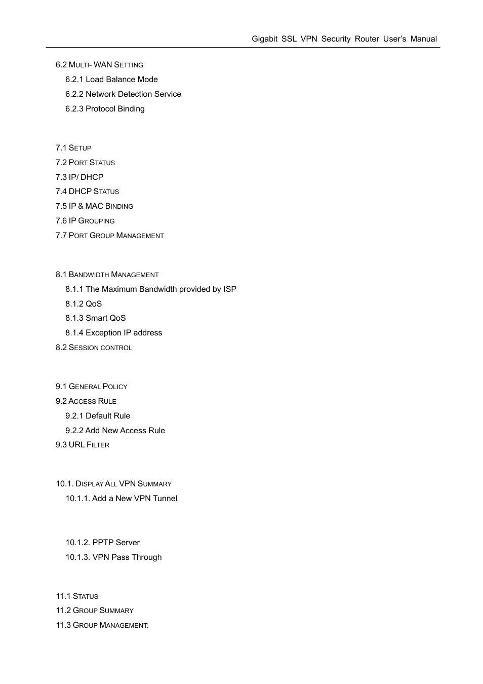 PLANET SG-4800 User Manual | Page 5 / 182