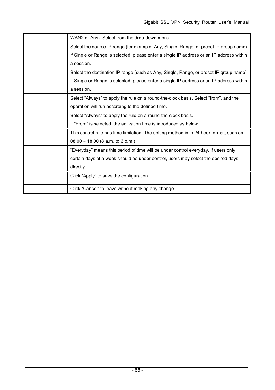 PLANET SG-4800 User Manual | Page 91 / 182