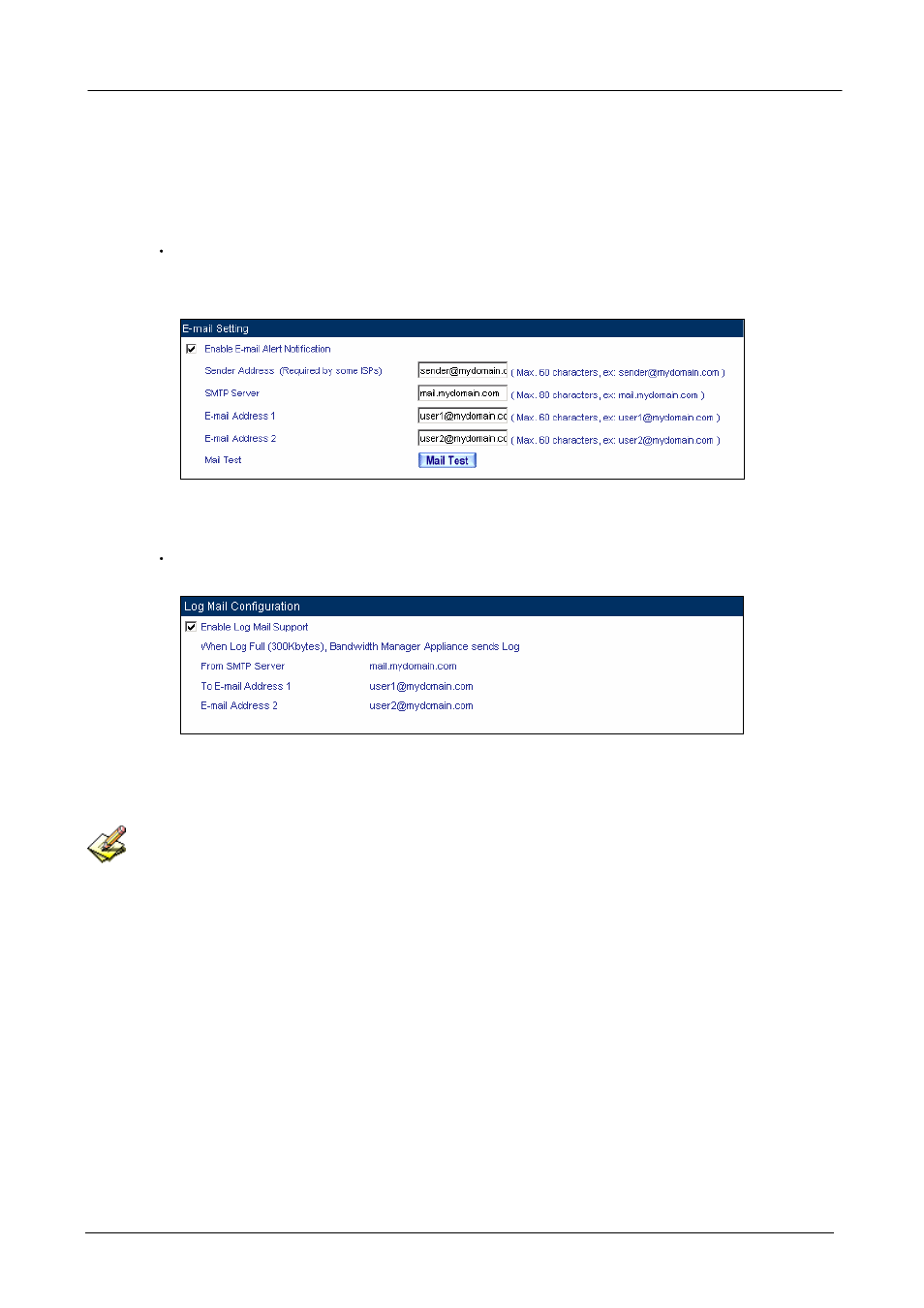 5 log backup, Ackup | PLANET SG-500 User Manual | Page 289 / 319