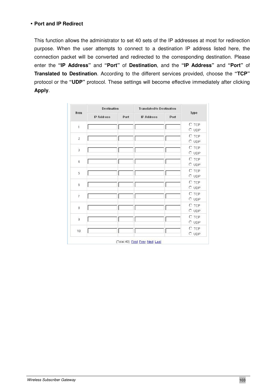 PLANET WSG-404 User Manual | Page 103 / 146