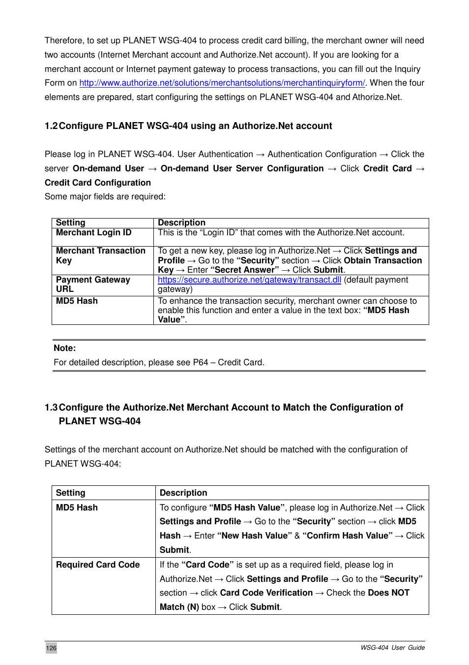 PLANET WSG-404 User Manual | Page 126 / 146