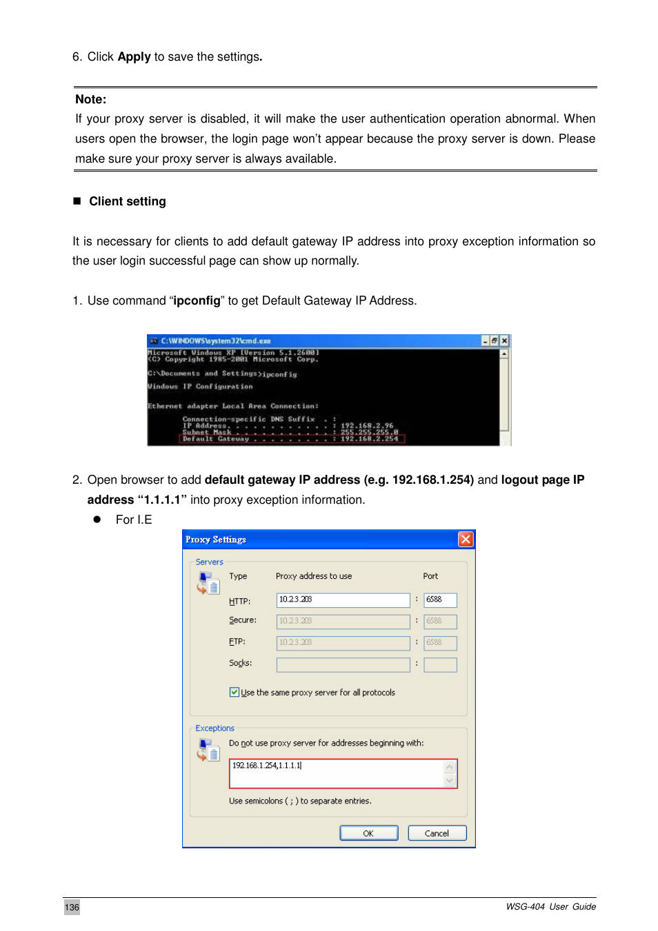 PLANET WSG-404 User Manual | Page 136 / 146