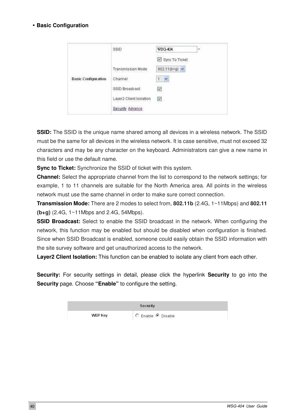 PLANET WSG-404 User Manual | Page 40 / 146