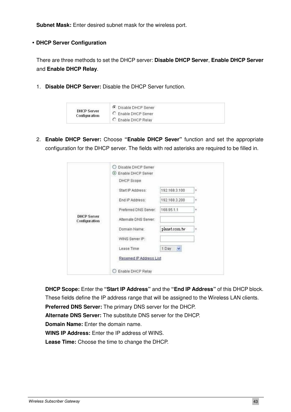 PLANET WSG-404 User Manual | Page 43 / 146