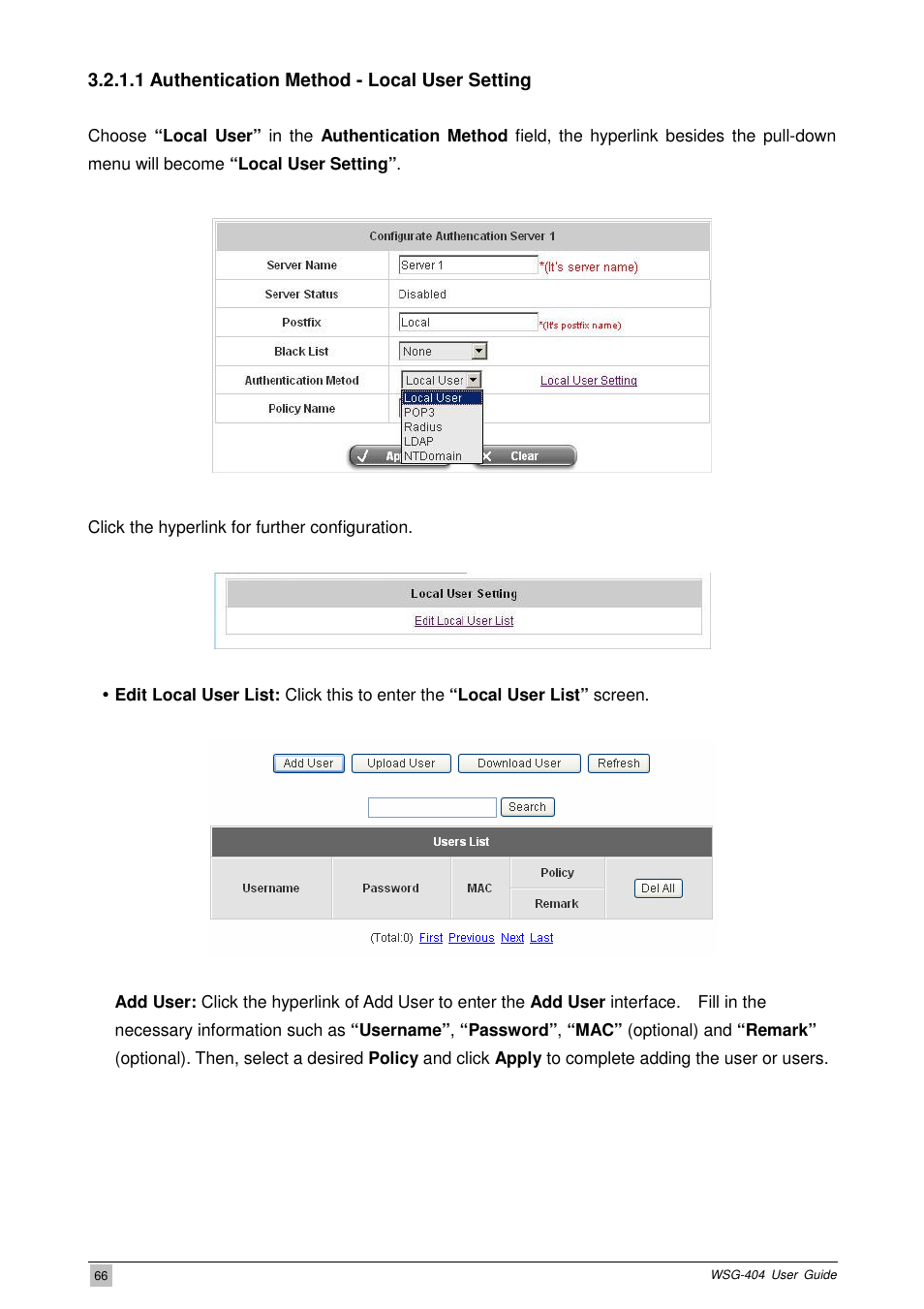 PLANET WSG-404 User Manual | Page 66 / 146