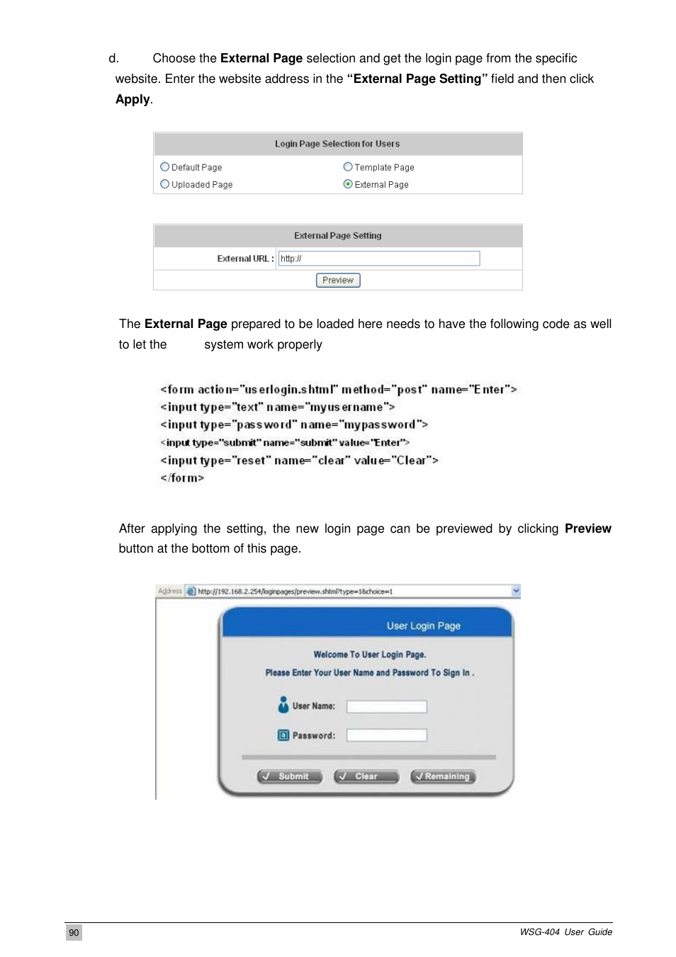 PLANET WSG-404 User Manual | Page 90 / 146