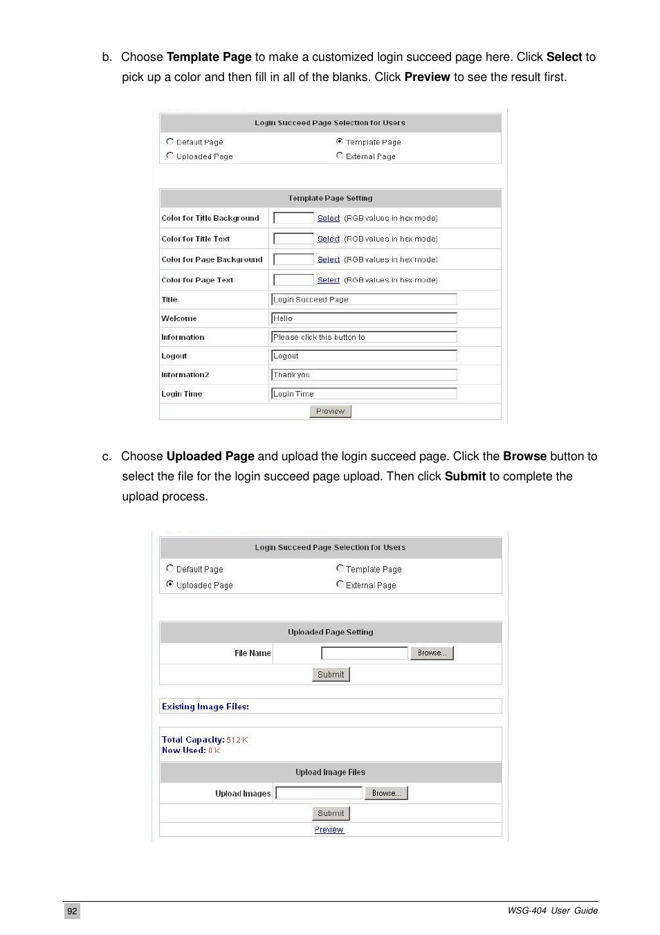 PLANET WSG-404 User Manual | Page 92 / 146