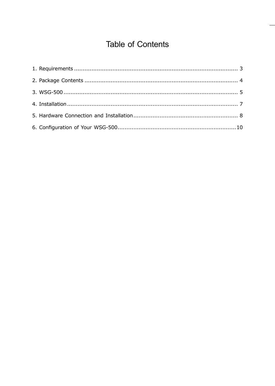 PLANET WSG-500 User Manual | Page 2 / 16