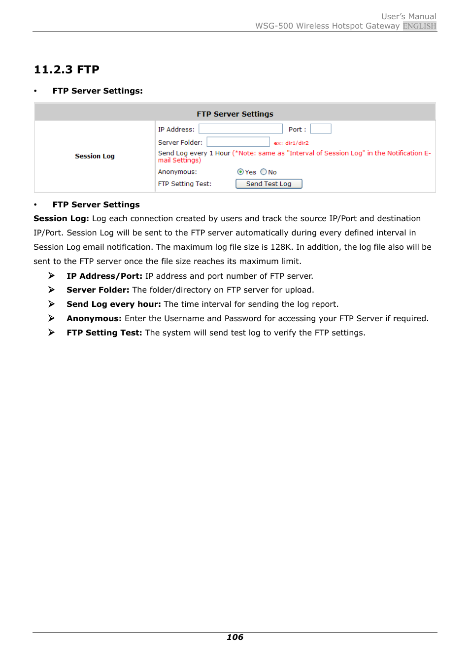 3 ftp | PLANET WSG-500 User Manual | Page 110 / 162