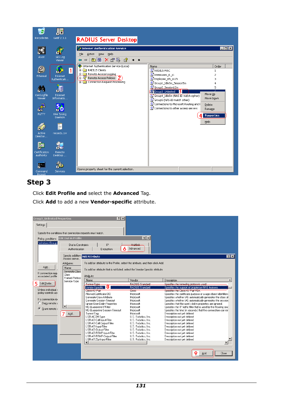 Step 3 | PLANET WSG-500 User Manual | Page 135 / 162