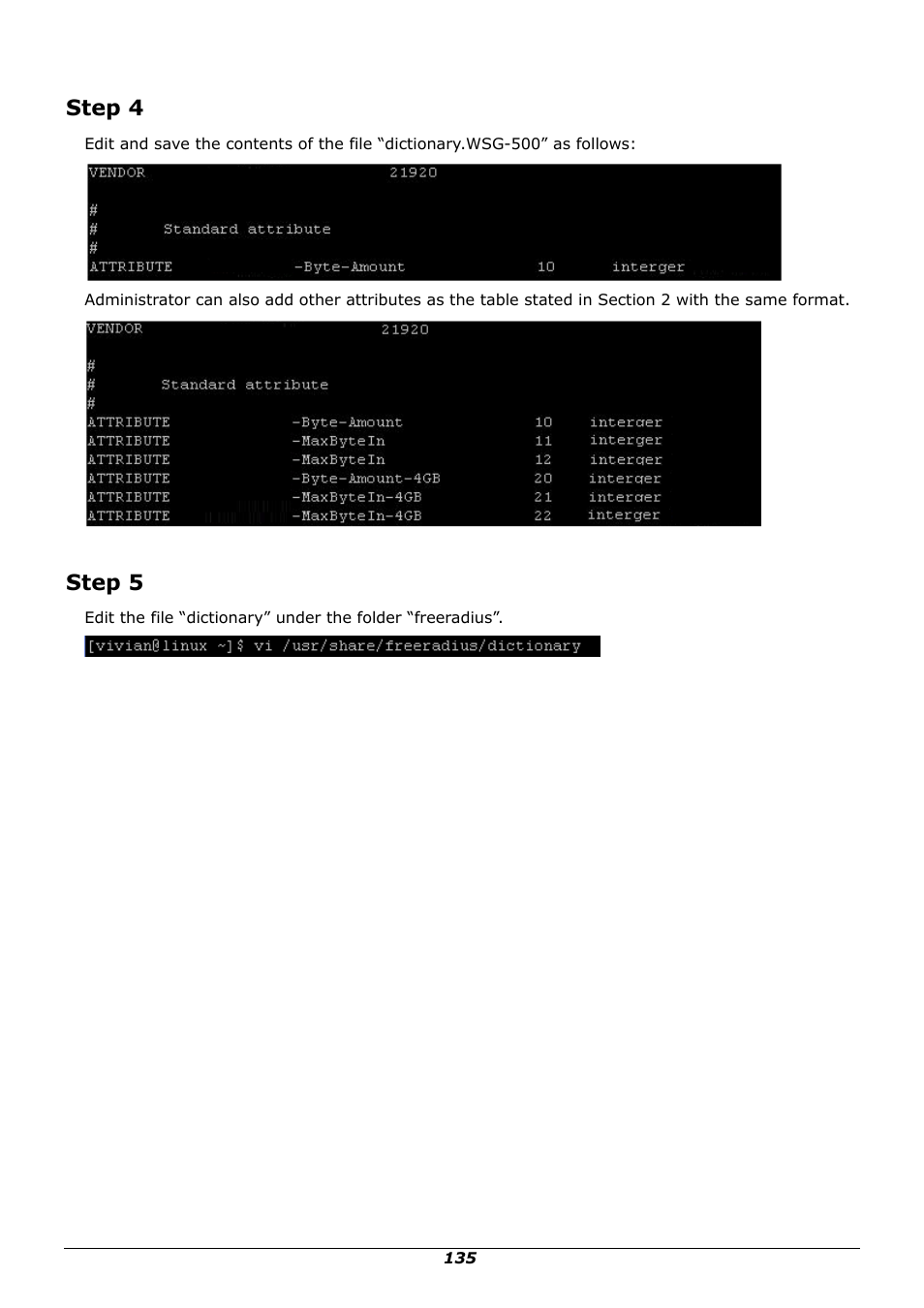 Step 4, Step 5 | PLANET WSG-500 User Manual | Page 139 / 162