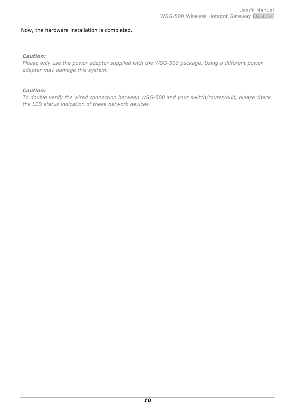 PLANET WSG-500 User Manual | Page 14 / 162