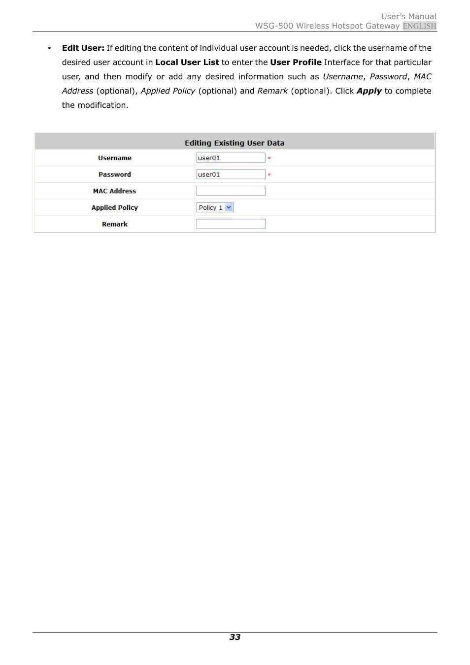 PLANET WSG-500 User Manual | Page 37 / 162