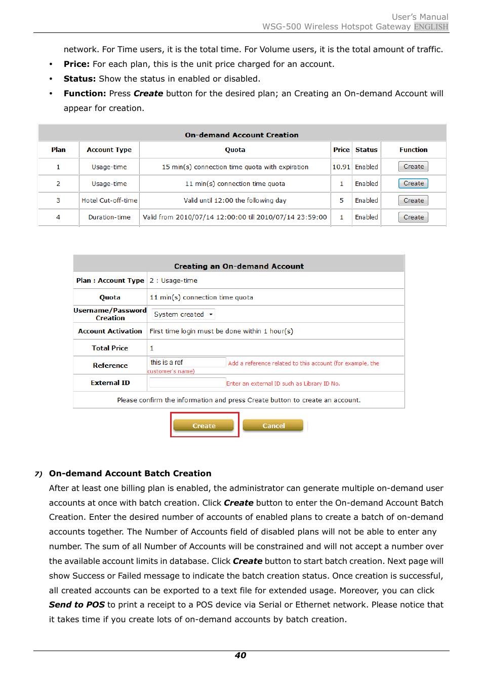 PLANET WSG-500 User Manual | Page 44 / 162