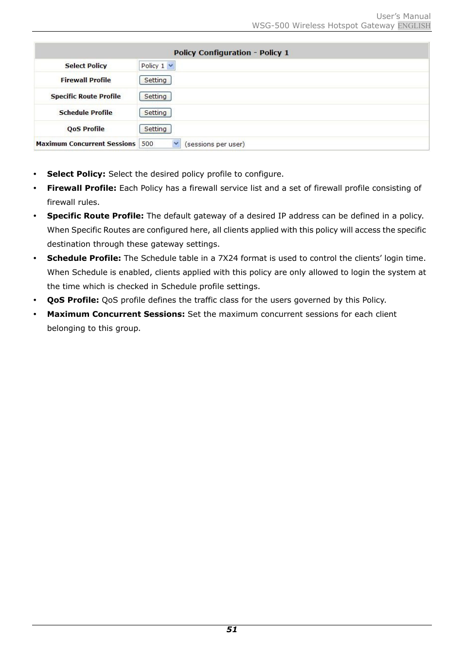 PLANET WSG-500 User Manual | Page 55 / 162