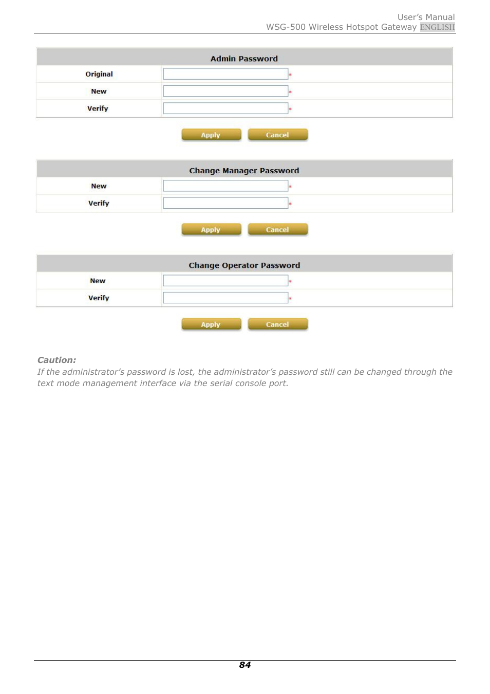 PLANET WSG-500 User Manual | Page 88 / 162