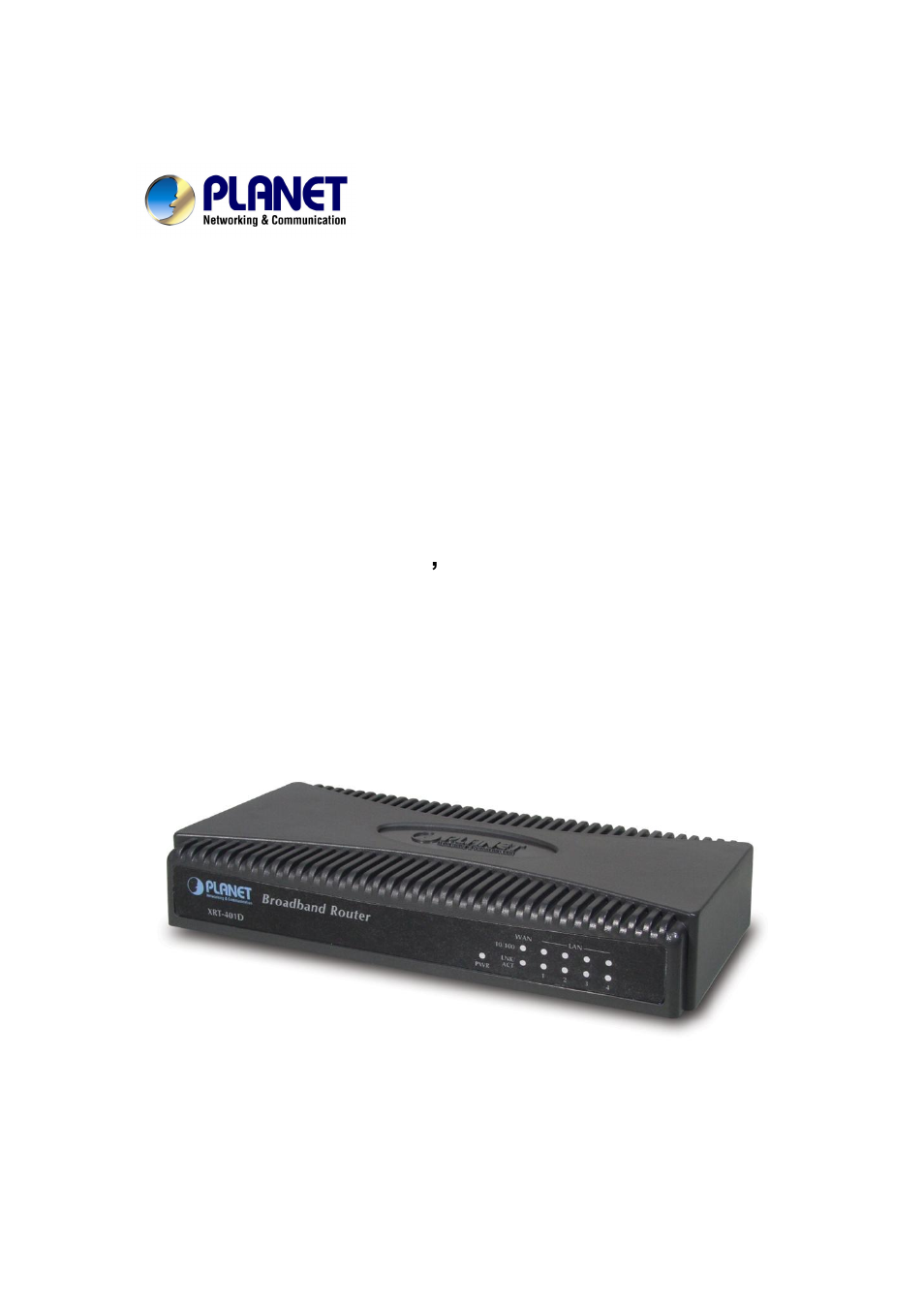 PLANET XRT-401D User Manual | 62 pages