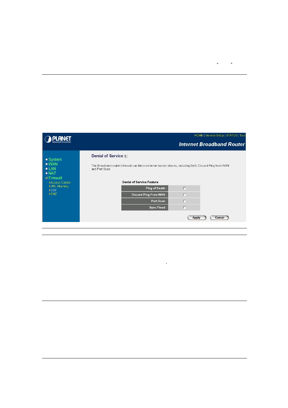 3 denial of service (dos) | PLANET XRT-401D User Manual | Page 48 / 62