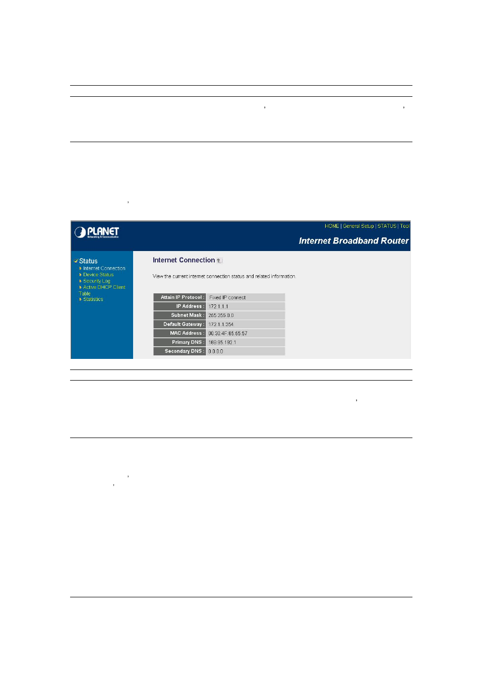 2 internet connection, 3 device status | PLANET XRT-401D User Manual | Page 51 / 62