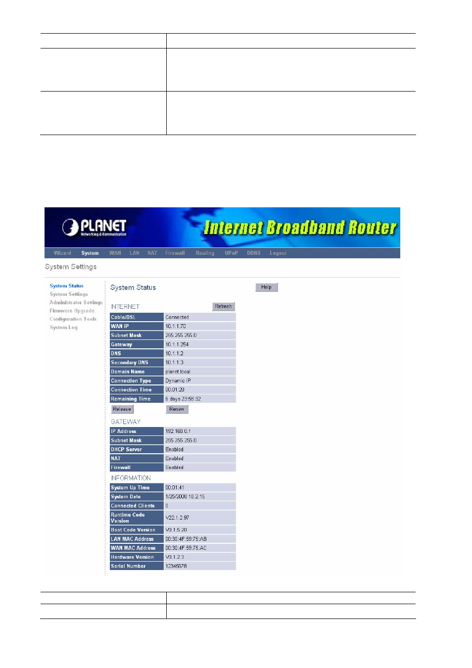 1 system status | PLANET XRT-401E User Manual | Page 22 / 59