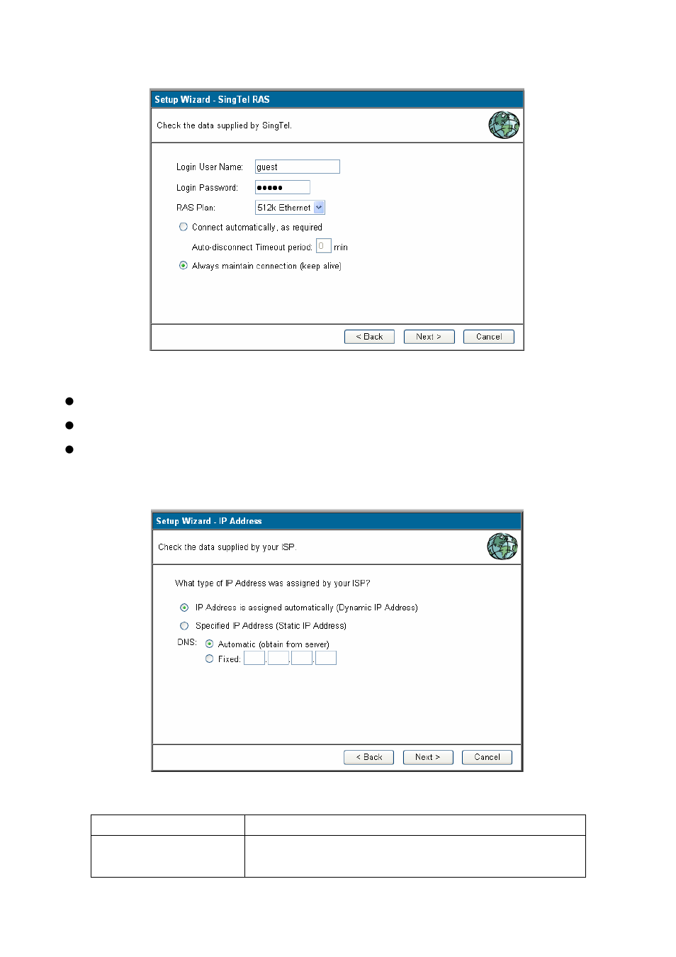 4 singtel ras, 5 other | PLANET XRT-501 User Manual | Page 22 / 89