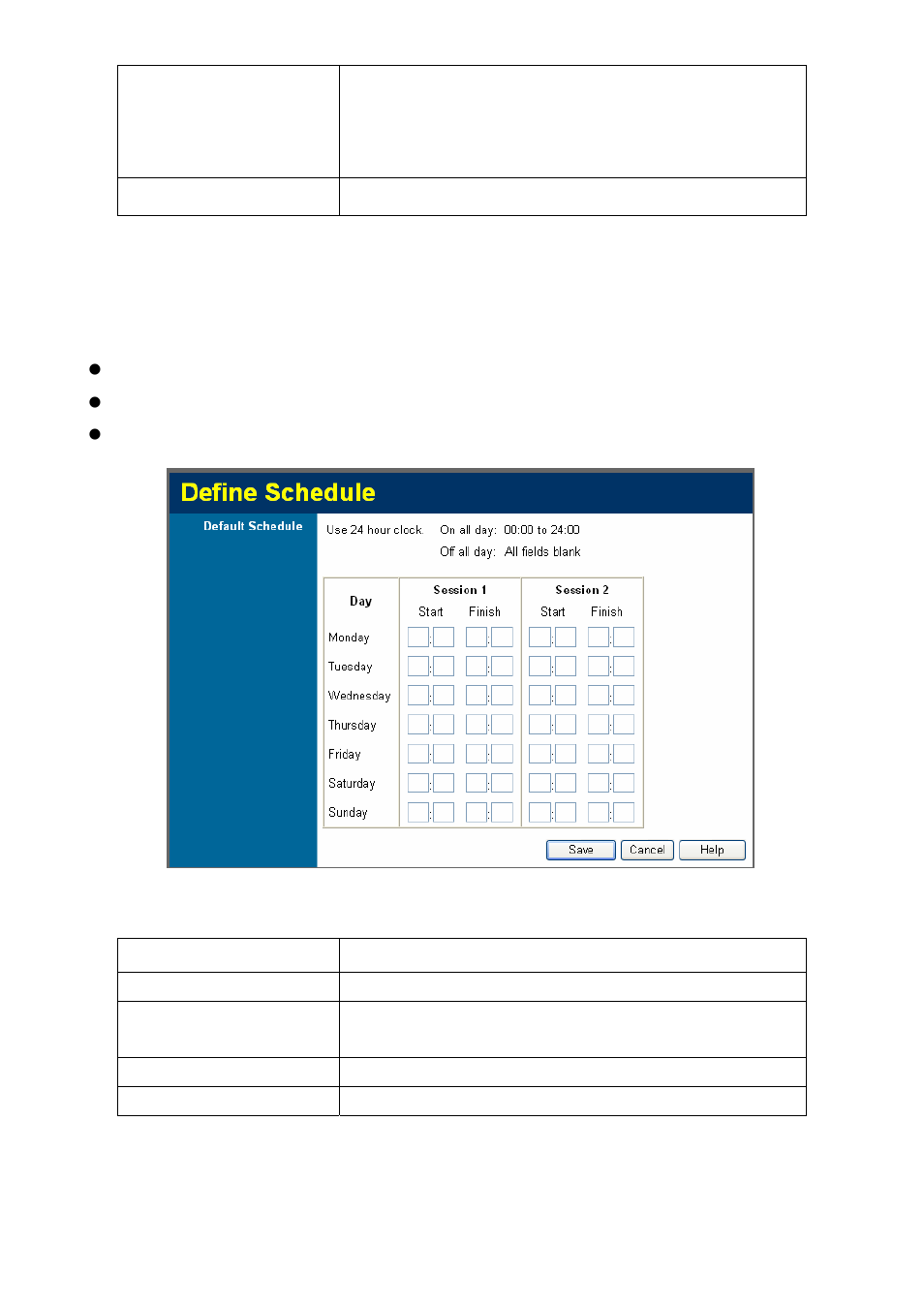 5 define schedule, 6 user groups | PLANET XRT-501 User Manual | Page 52 / 89