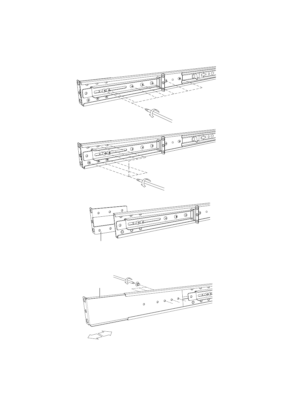 4 replace longer and shorter bracket step, Replace longer and shorter bracket step | PLANET DKVM-1700 User Manual | Page 19 / 28