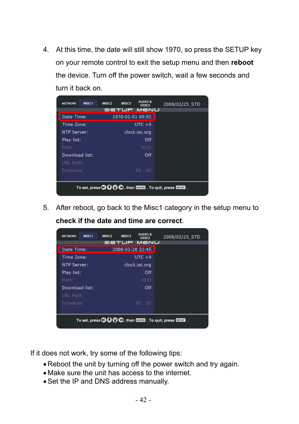 PLANET DSP-1000 User Manual | Page 42 / 120