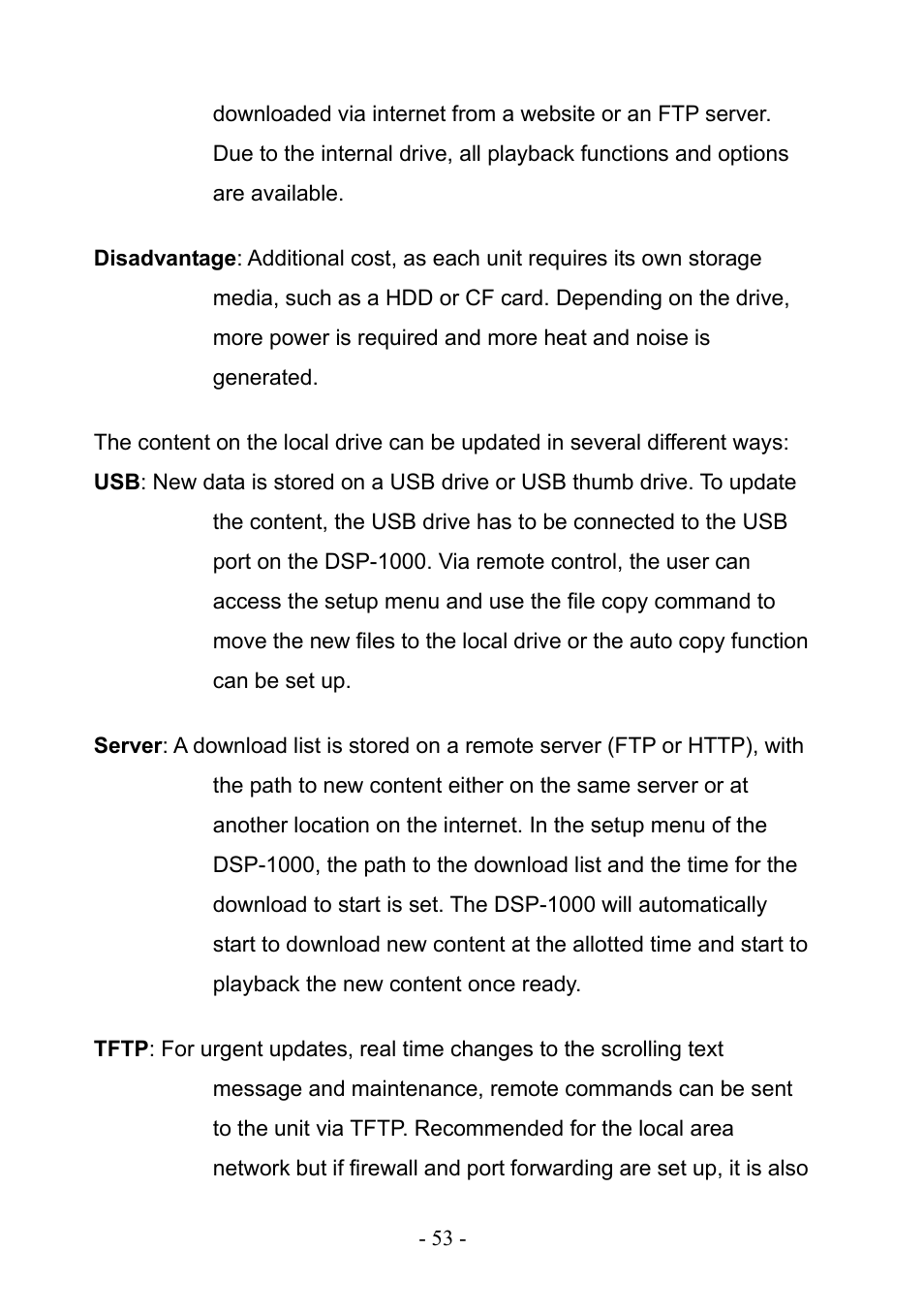 PLANET DSP-1000 User Manual | Page 53 / 120