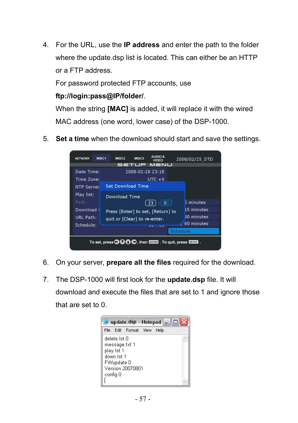 PLANET DSP-1000 User Manual | Page 57 / 120