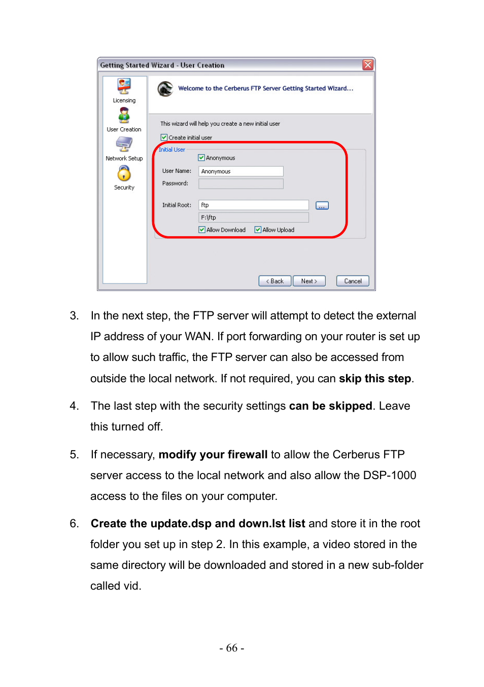 PLANET DSP-1000 User Manual | Page 66 / 120