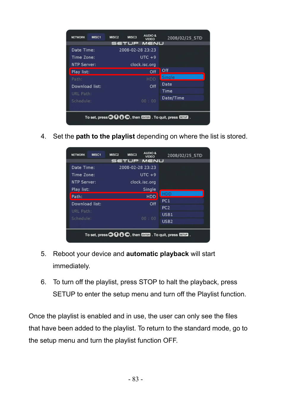 PLANET DSP-1000 User Manual | Page 83 / 120