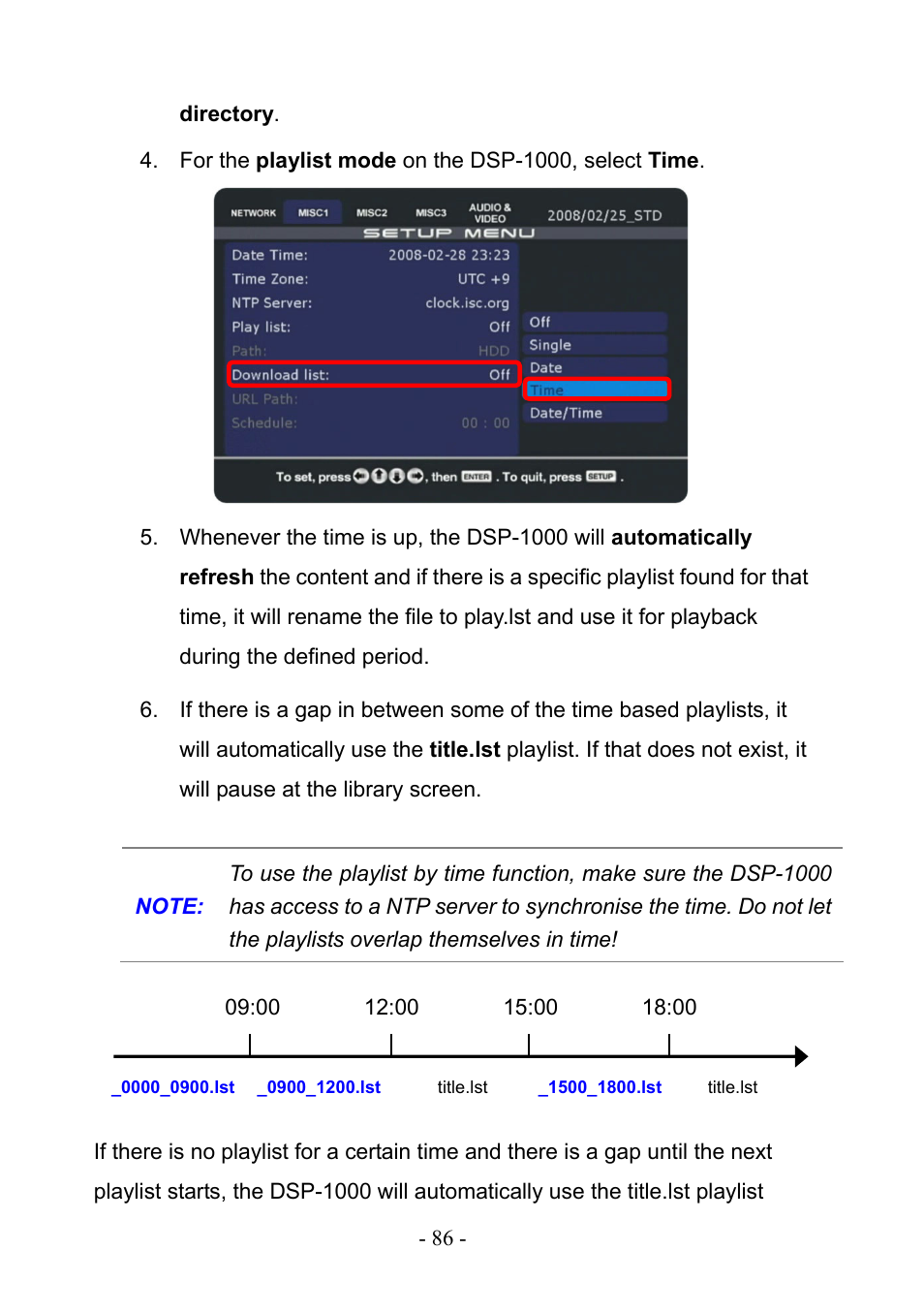 PLANET DSP-1000 User Manual | Page 86 / 120