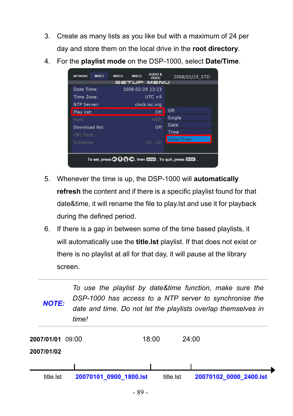 PLANET DSP-1000 User Manual | Page 89 / 120