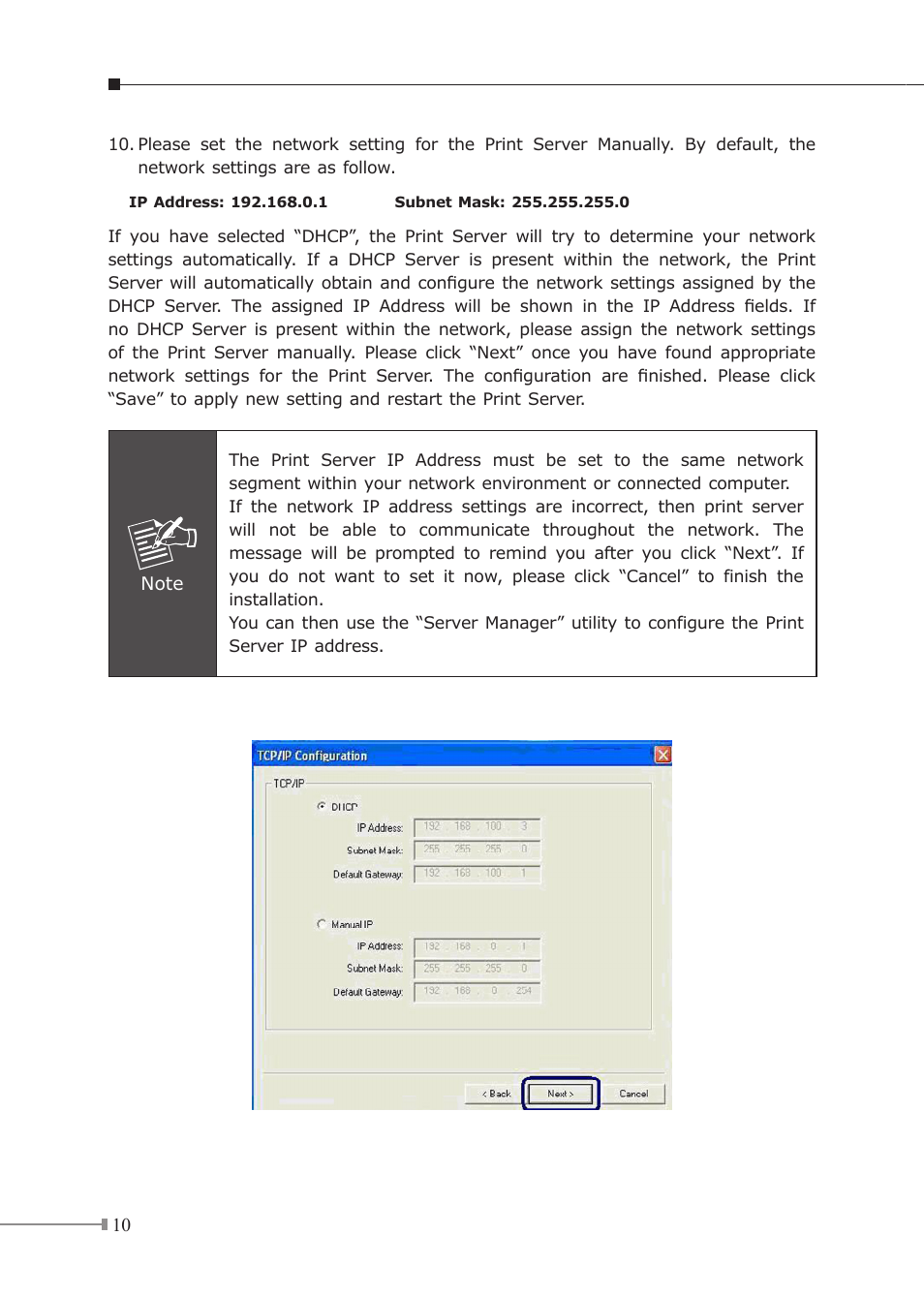 PLANET FPS-1011 User Manual | Page 10 / 20