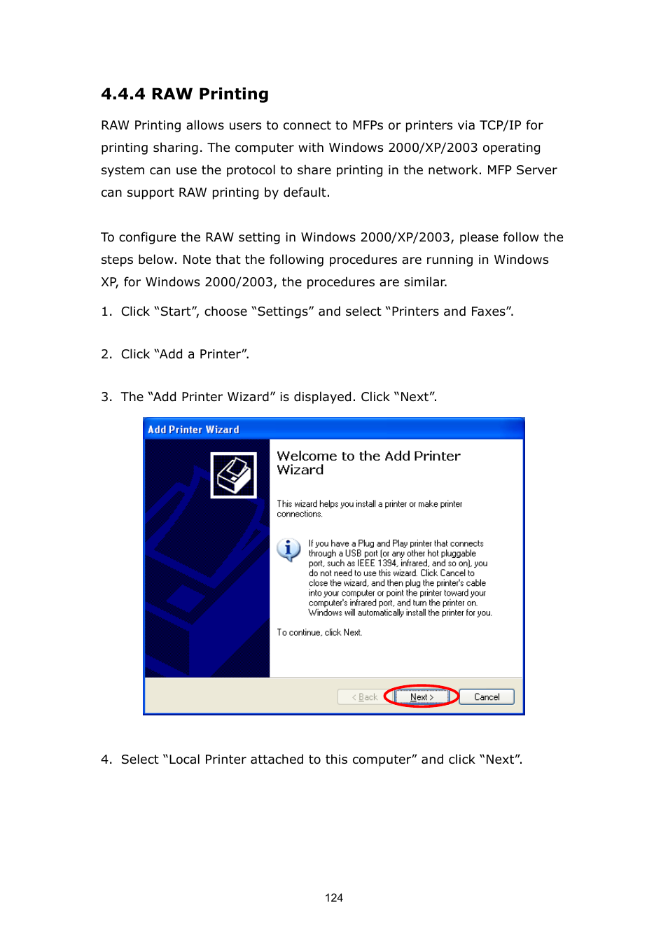 4 raw printing | PLANET FPS-1012N User Manual | Page 124 / 141